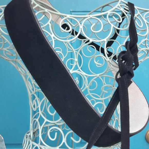 Genuine Leather Belt Real Suede Wrap Harness Tie Wrap Wide Rope Belt main image 7